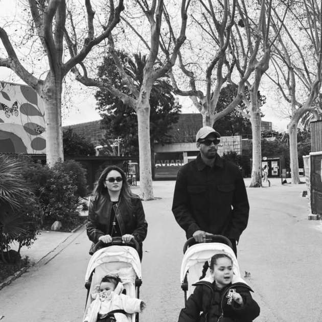 Ronald Araújo i Abigail Olivera amb les filles al zoo Instagram Ronald Araújo i Abigail Olivera amb les filles al zoo Instagram