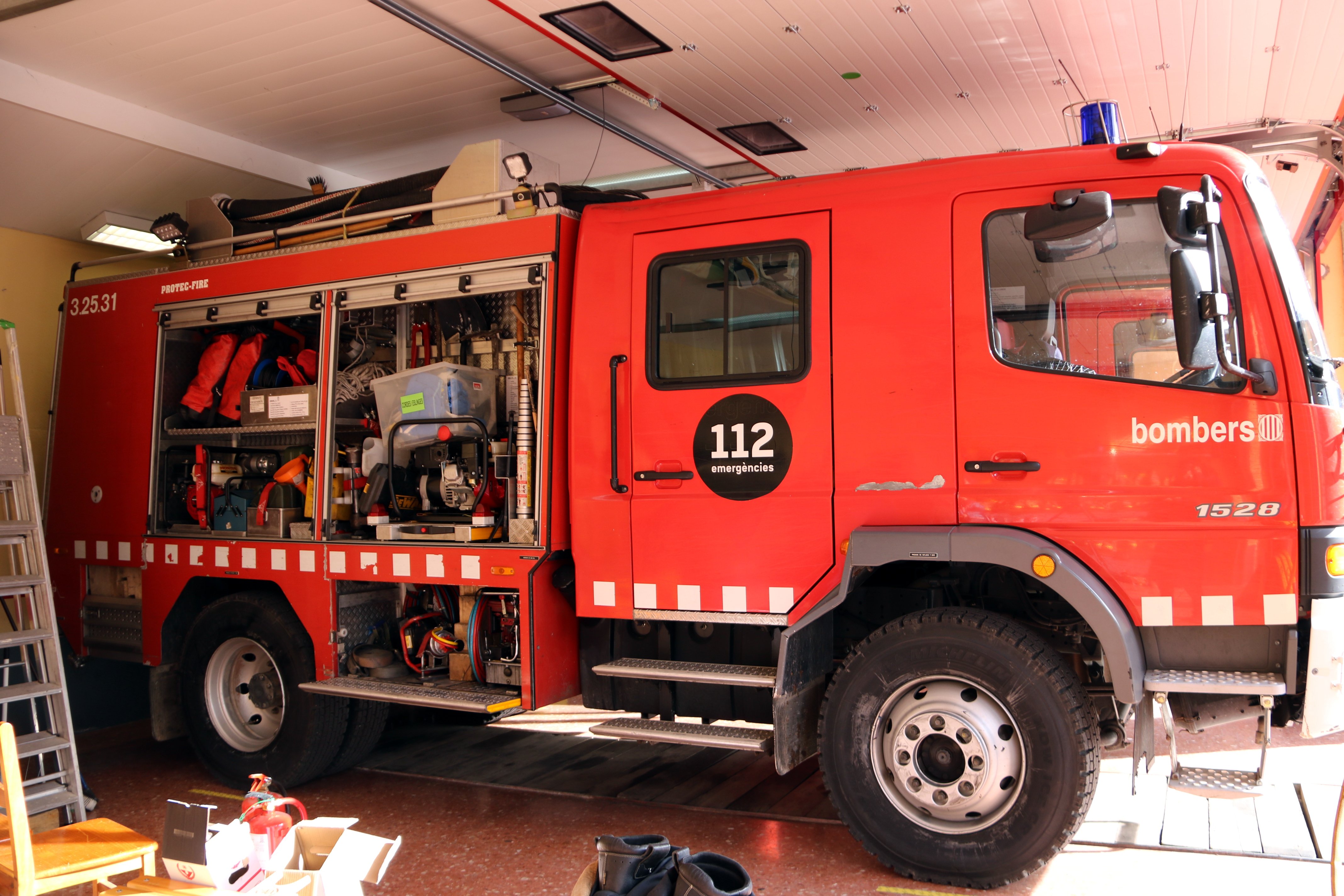 Onze ferits en l'incendi d'un habitatge a Puigcerdà