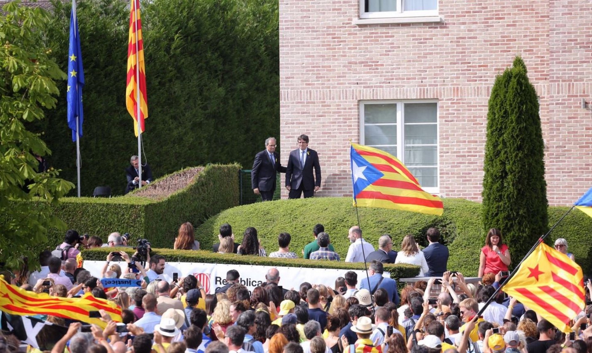 Ampli ressò internacional de la tornada de Puigdemont a Bèlgica