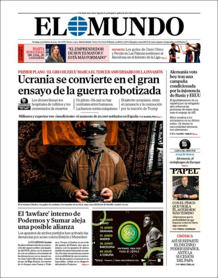 'El Mundo' 23 'El Mundo' 23