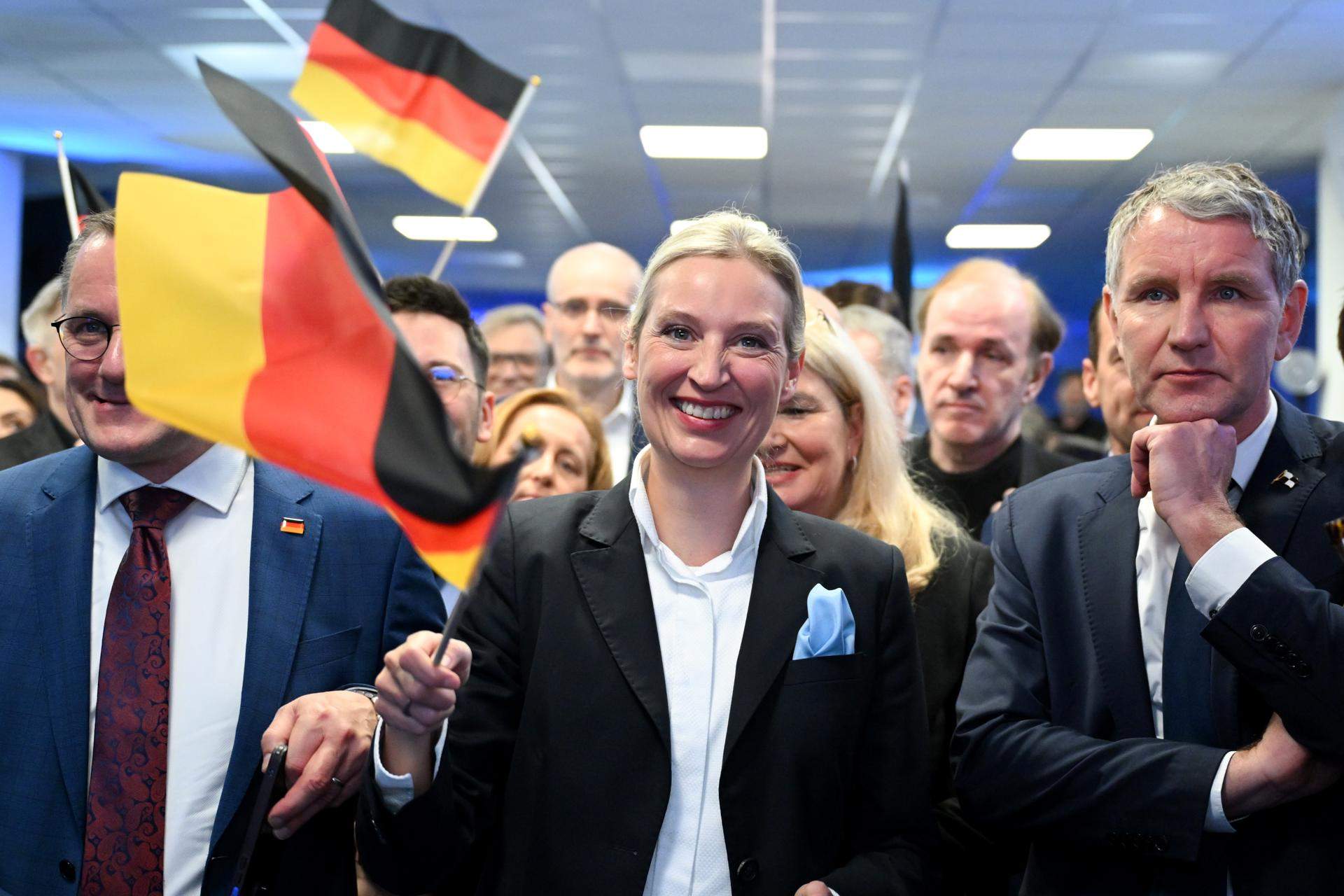 Alice Weidel a la seu de AfD Alice Weidel a la seu de AfD