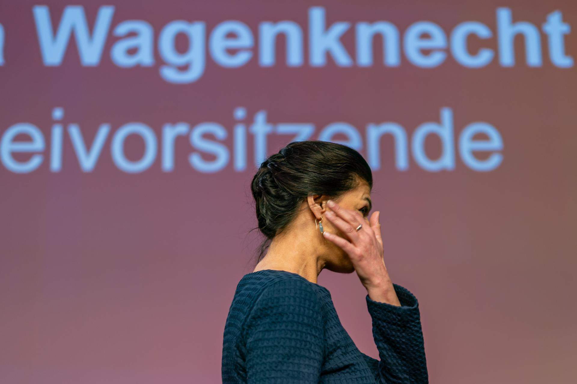 Sahra Wagenknecht a la seu de BSW / EFE Sahra Wagenknecht a la seu de BSW / EFE