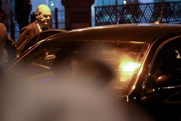 Scholz de camino a la sede del SPD / EFE