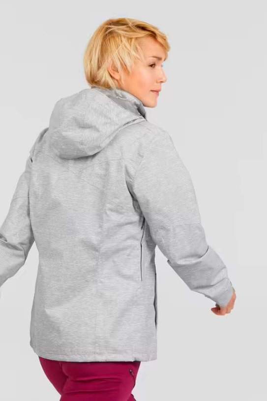 Chaqueta impermeable montaña y trekking para mujer MH100 Quechua Chaqueta impermeable montaña y trekking para mujer MH100 Quechua