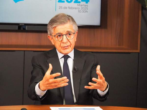 El presidente de Ercros, Antoni Zabalza, durante la presentación de los resultados del grupo correspondientes a 2024. El presidente de Ercros, Antoni Zabalza, durante la presentación de los resultados del grupo correspondientes a 2024.