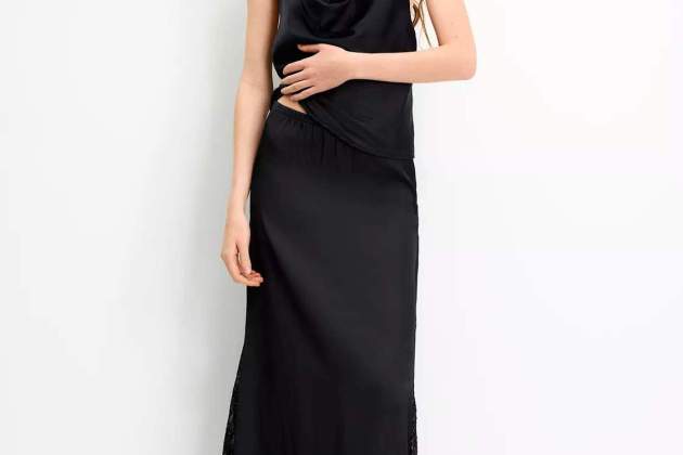 Faldilla|Falda midi combinada encaje1 Faldilla|Falda midi combinada encaje1