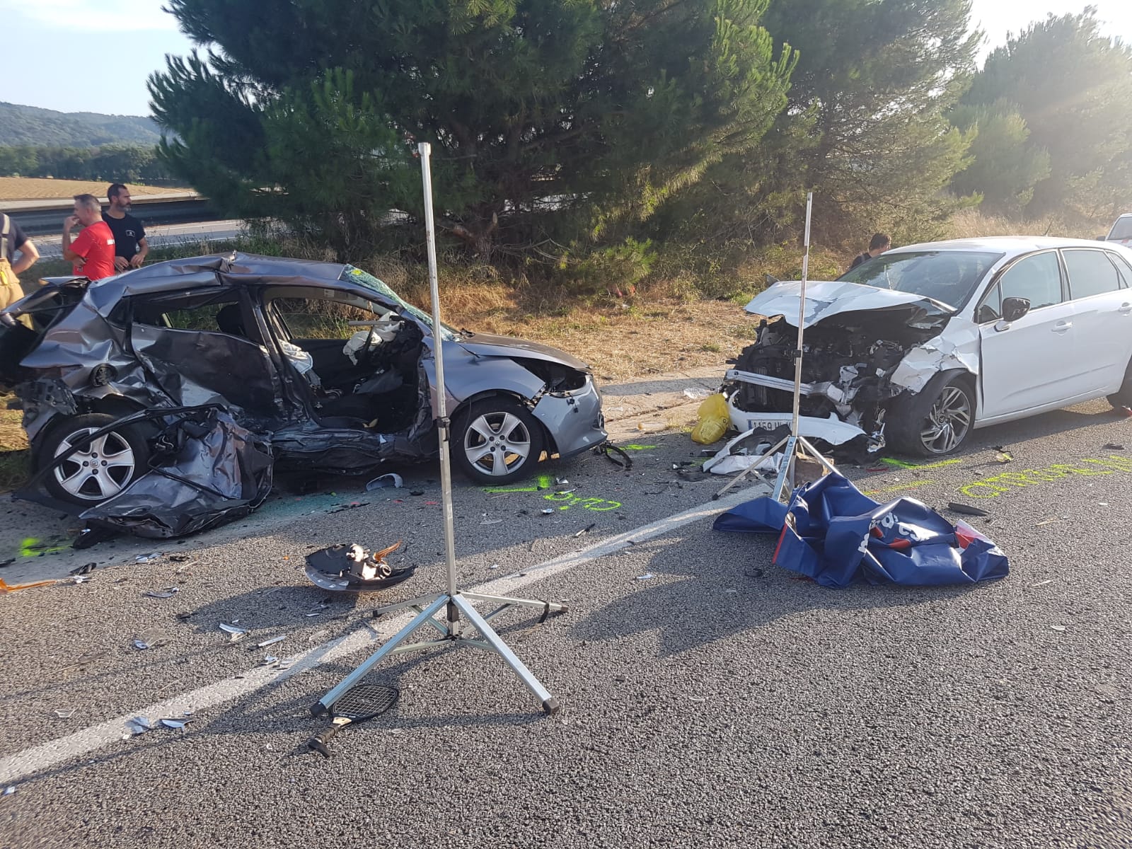 Un muerto y seis heridos, uno de ellos crítico, en un accidente en Llinars del Vallès