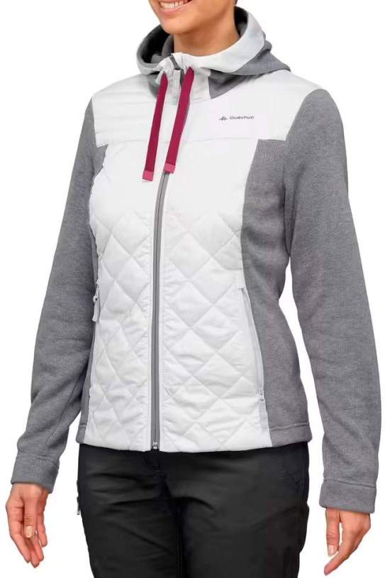 Dessuadora|Suada amb caputxa de senderisme NH100 Hybrid QUECHUA1