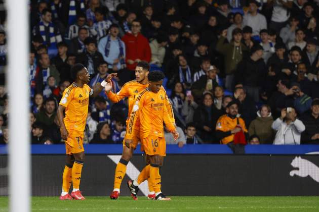 Vinicius Júnior Jude Bellingham Endrick Real Madrid / Foto: EFE