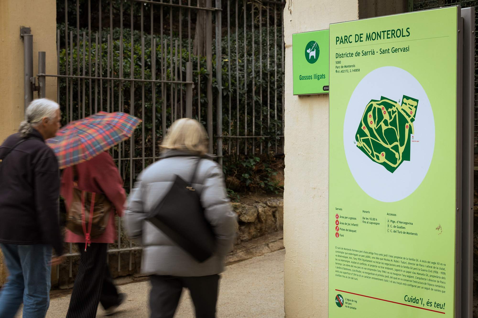 Vecinos del parque de Monterols reclaman un plan director para evitar la degradación: "No hay ningún control"
