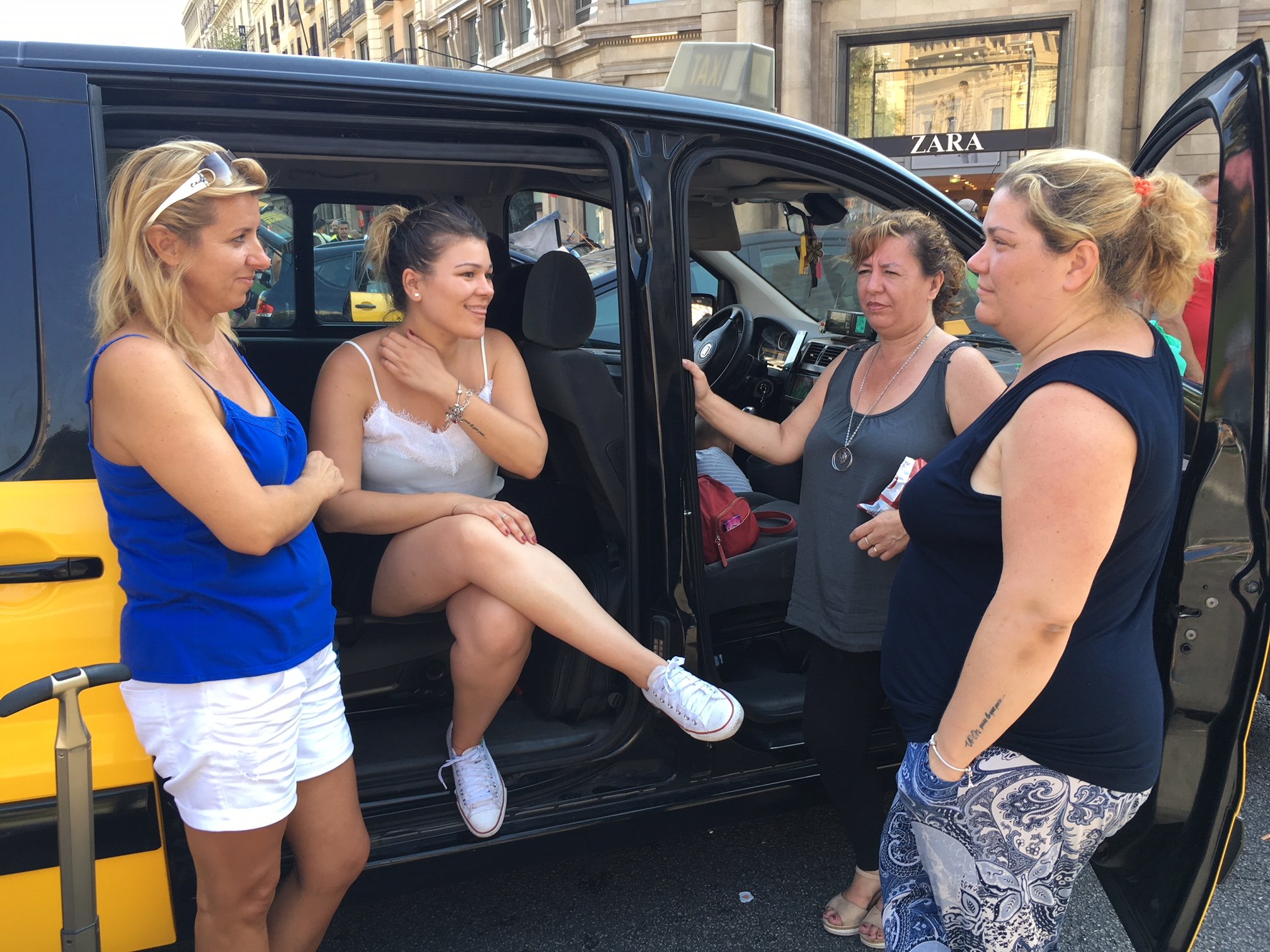 acampada taxistes. Gisela Rodríguez