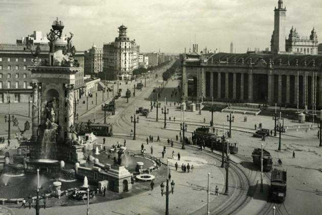 plaça espanya passat foto @museutransport plaça espanya passat foto @museutransport