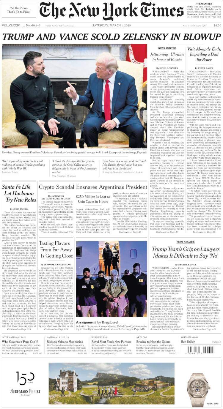 'The New York Times' 'The New York Times'