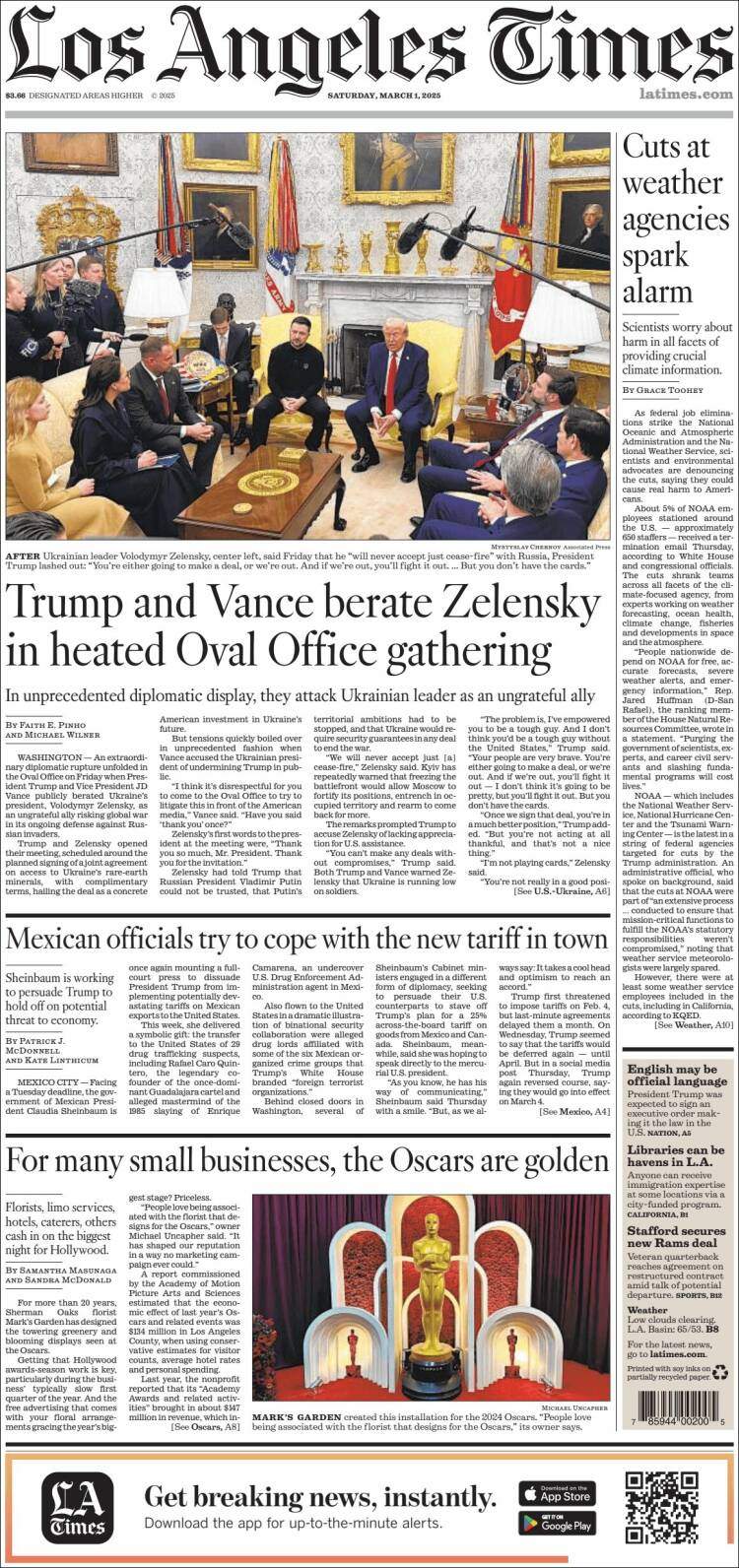 'LOS ANGELES TIMES' 'LOS ANGELES TIMES'