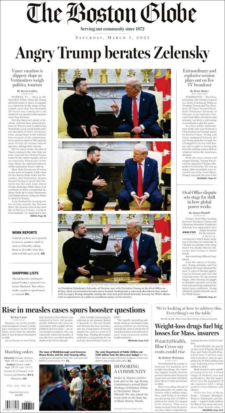 'Boston Globe' 'Boston Globe'