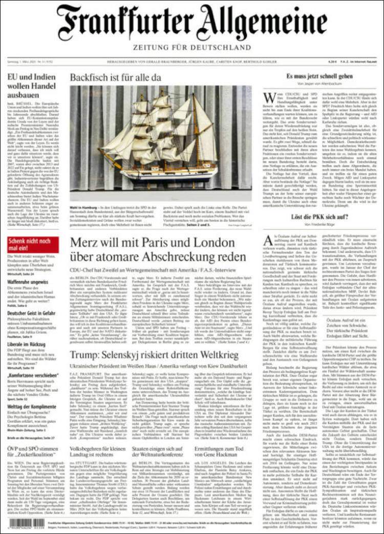 Frankfurter Algemeine Frankfurter Algemeine
