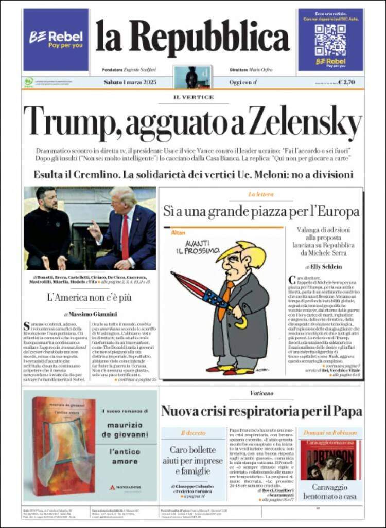 'La Repubblica' 'La Repubblica'