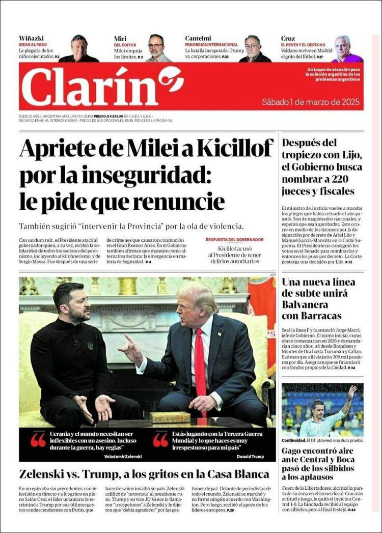 'Clarin' 'Clarin'