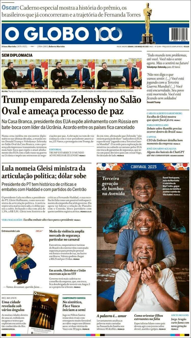 'O Globo' 'O Globo'
