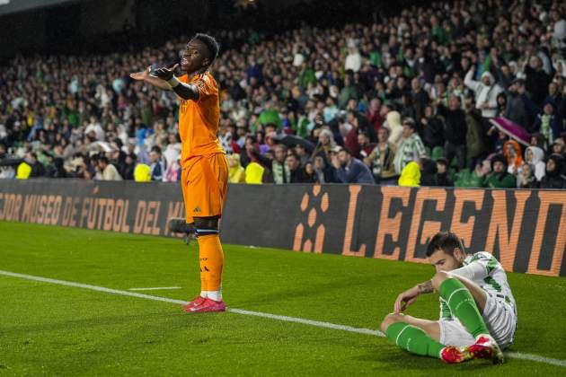 Vinícius, provoca durante el Betis - Real Madrid / Foto: Europa Press Vinícius, provoca durante el Betis - Real Madrid / Foto: Europa Press