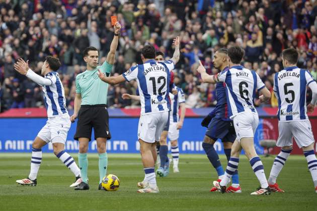 Barça Reial Societat vermella EFE Barça Reial Societat vermella EFE