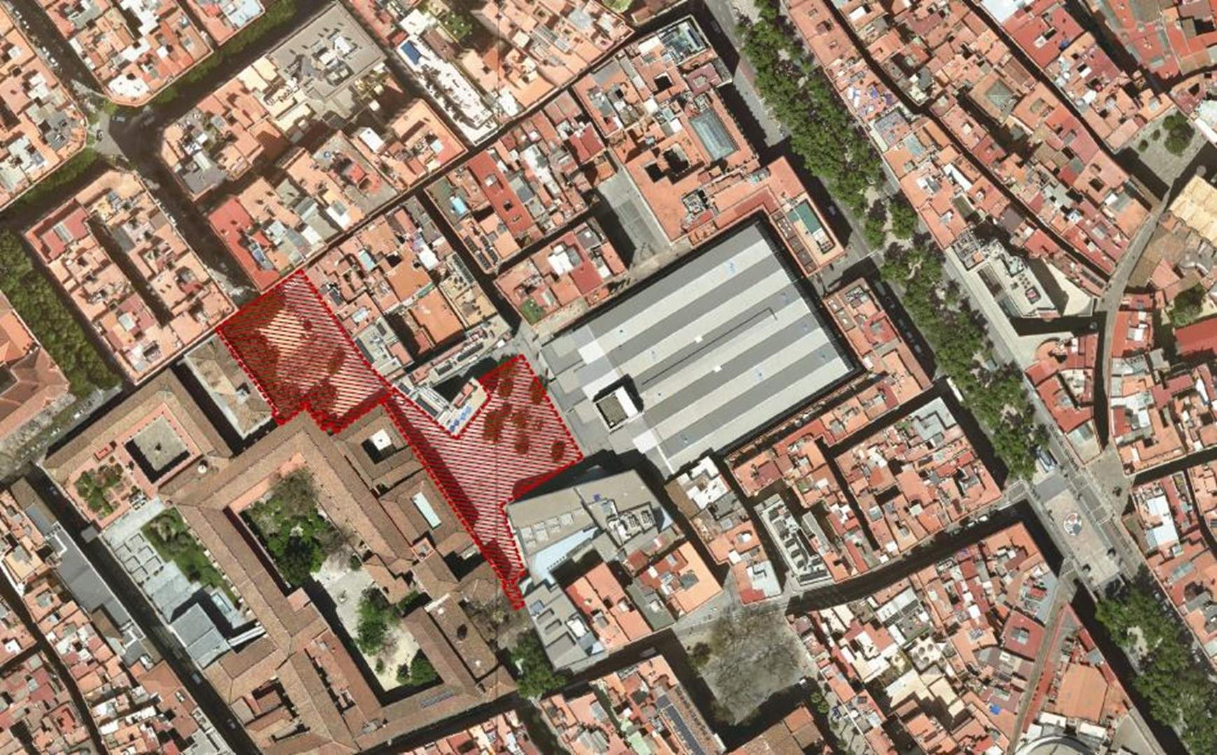Comença la reforma de la plaça de la Gardunya, darrere del mercat de la Boqueria