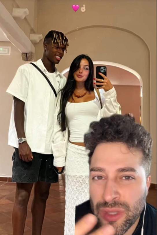 Nico Williams y Ainhi Garcia / TikTok Nico Williams y Ainhi Garcia / TikTok