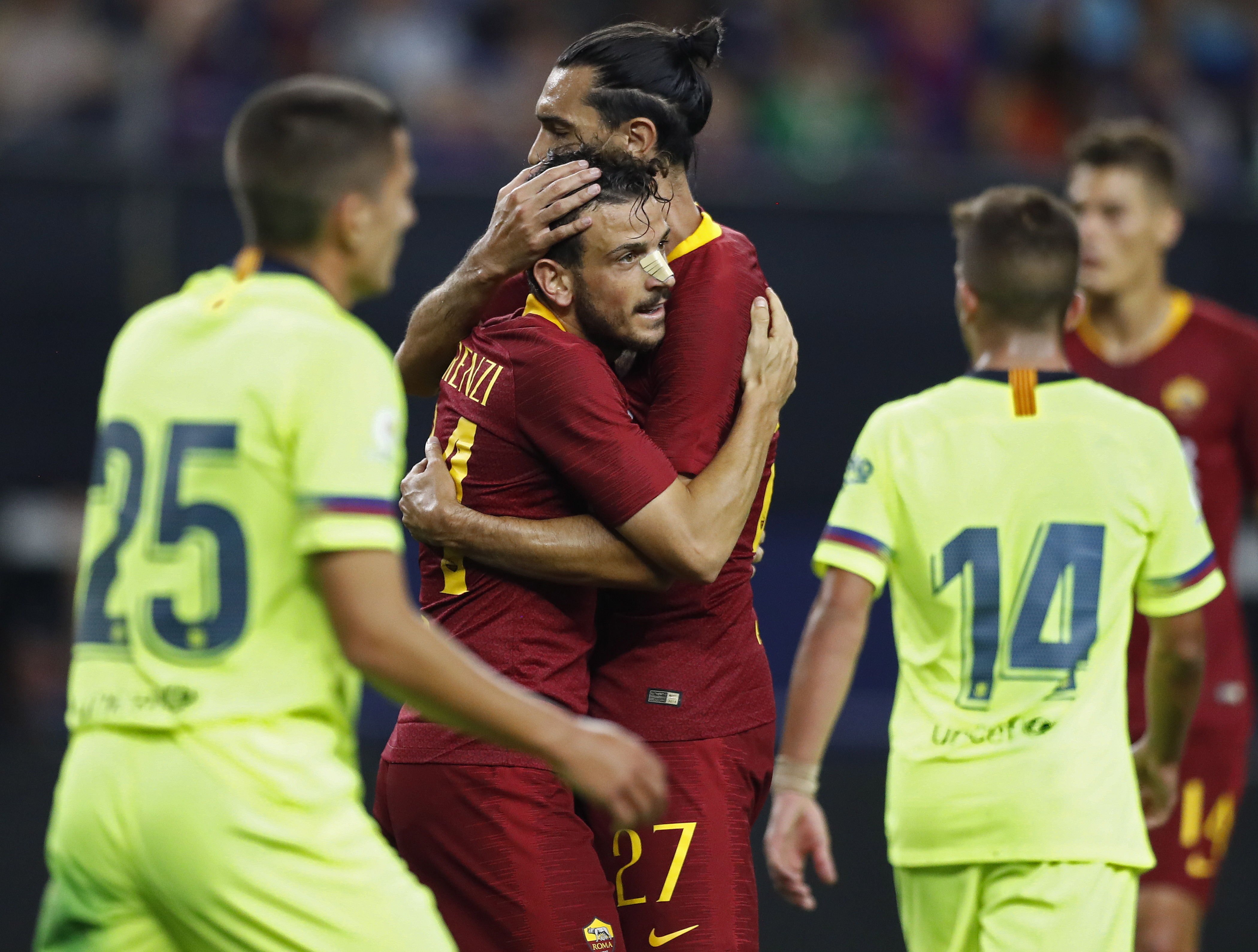 La Roma remunta contra el filial del Barça (2-4)