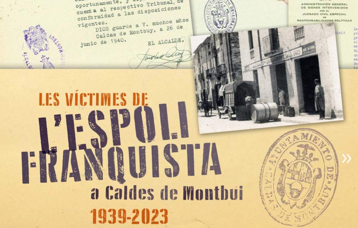 L'Ajuntament de Caldes de Montbui ultima una demanda contra l'Estat per l'espoli franquista al municipi