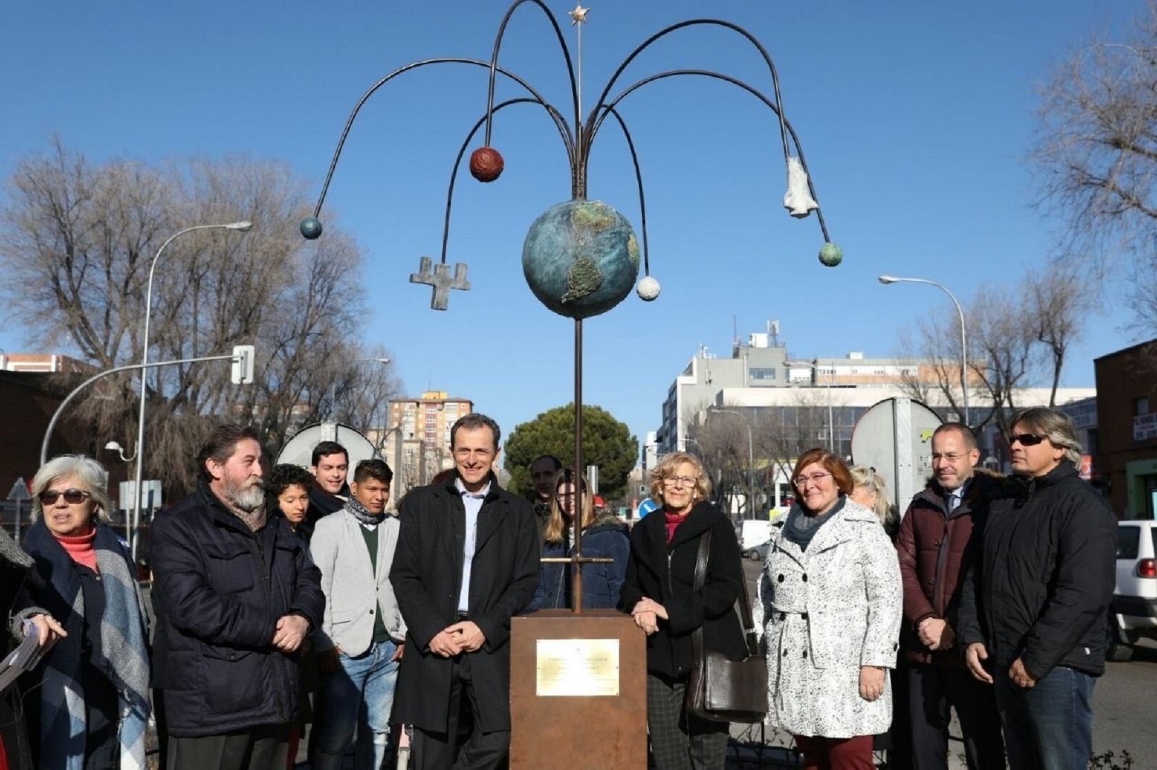 Ataque fascista al monumento en homenaje a Pedro Duque