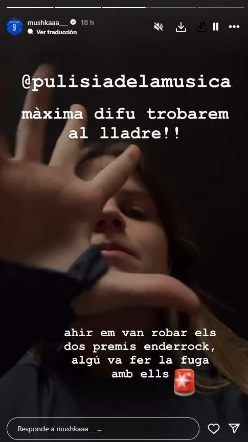 Mushkaa, indignada