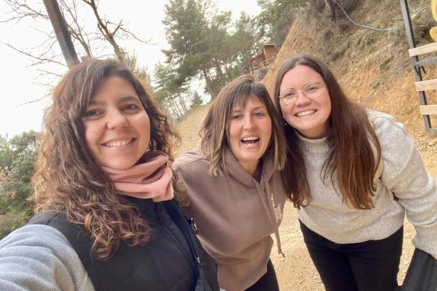 Júlia en la izquierda, Maria Àngels en el medio y Alba Richart a la derecha Júlia en la izquierda, Maria Àngels en el medio y Alba Richart a la derecha
