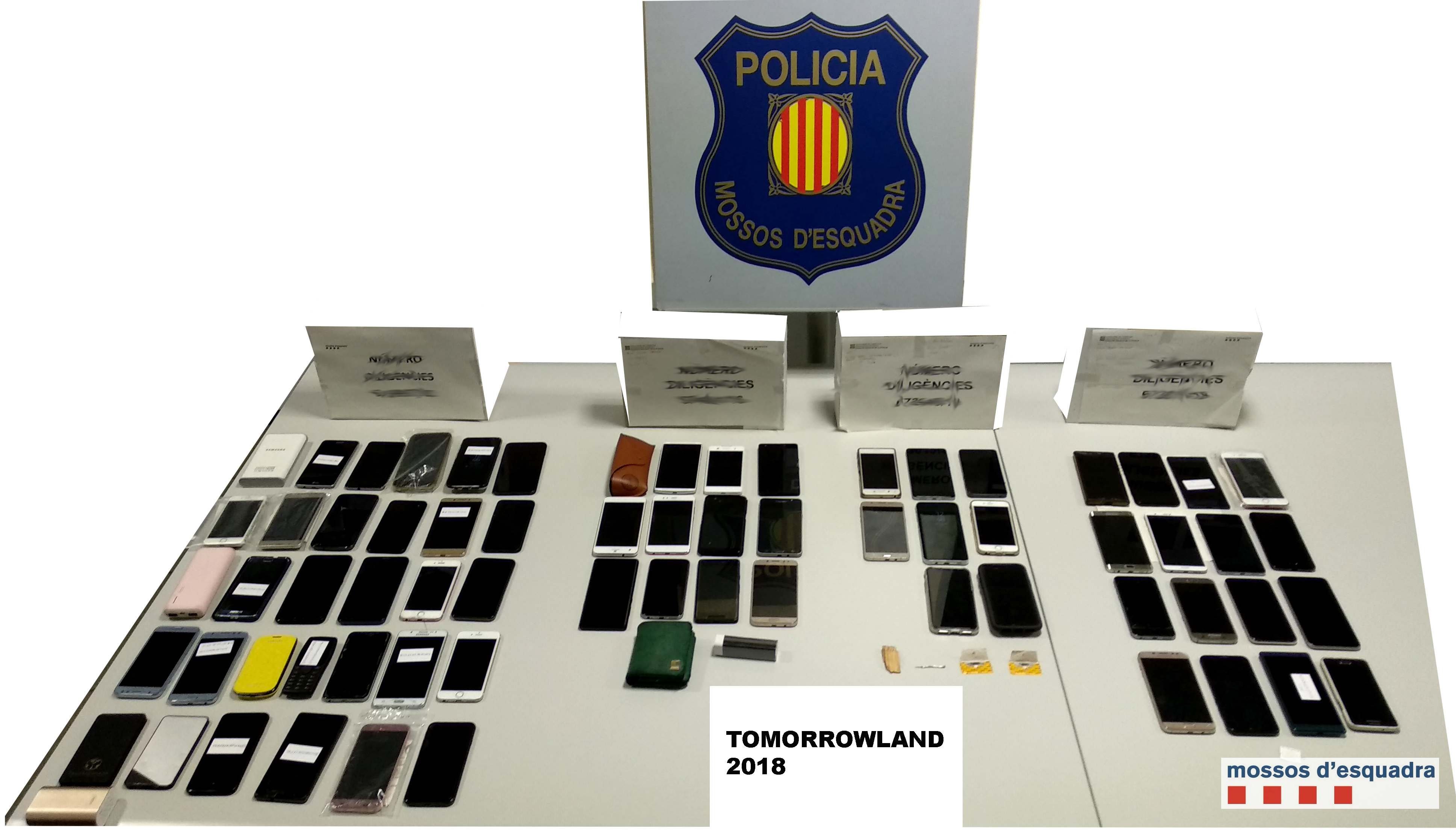 Vuit detinguts per robar telèfons mòbils durant el festival Tomorrowland
