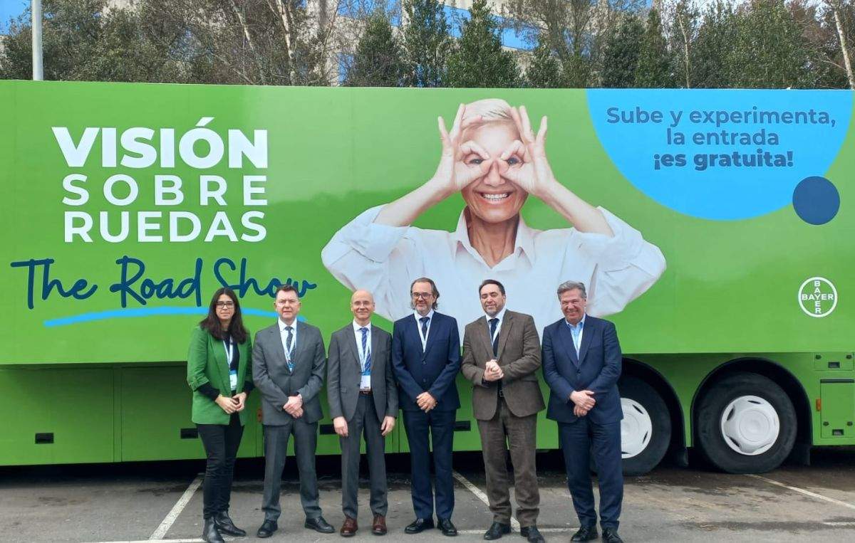 La campaña de salud oftalmológica de Bayer finaliza tras acoger a más de mil visitantes