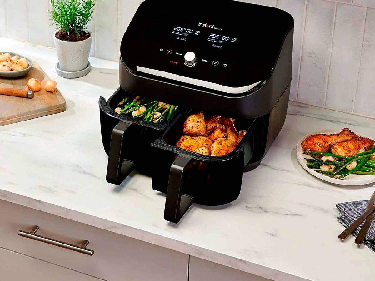Ni jabón ni bicarbonato: el truco de la bolsita de té para limpiar la airfryer