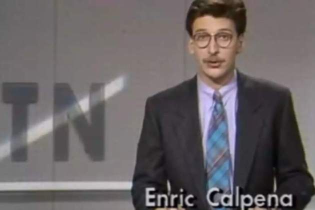 Enric Calpena al 'Telenotícies' TV3