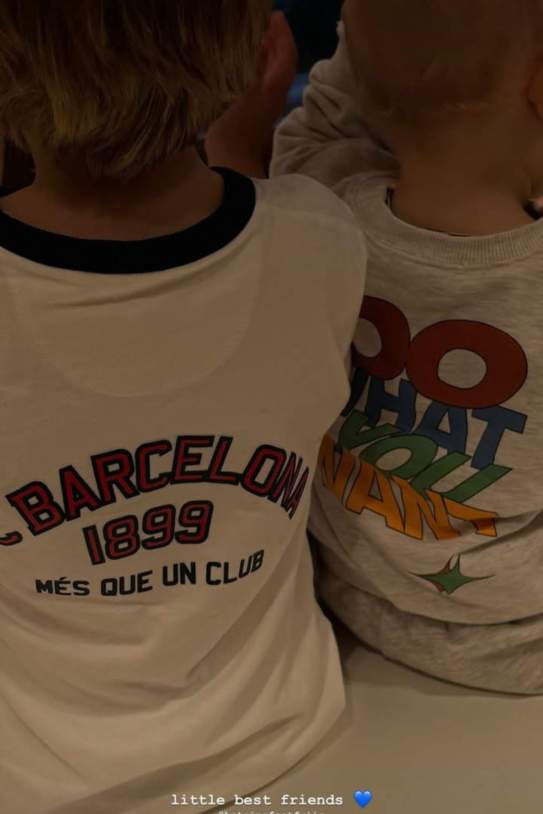 Los dos hijos juntos / Instagram Los dos hijos juntos / Instagram