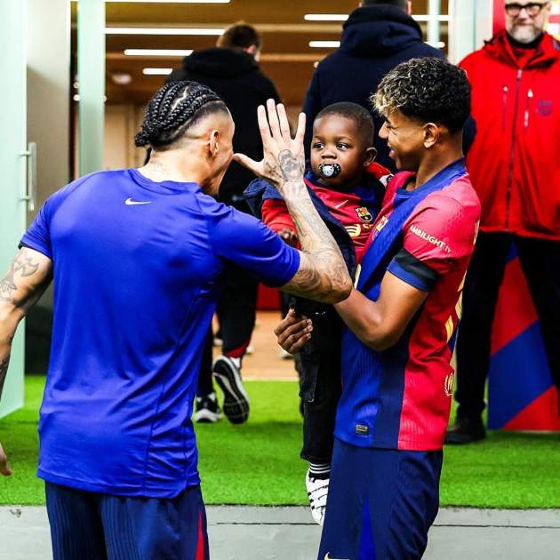 Lamine Yamal, Keyne i Raphinha Instagram Lamine Yamal, Keyne i Raphinha Instagram