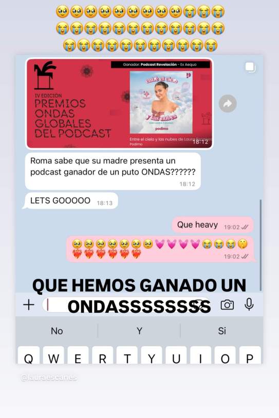 La història de Laura Escanes / Instagram La història de Laura Escanes / Instagram