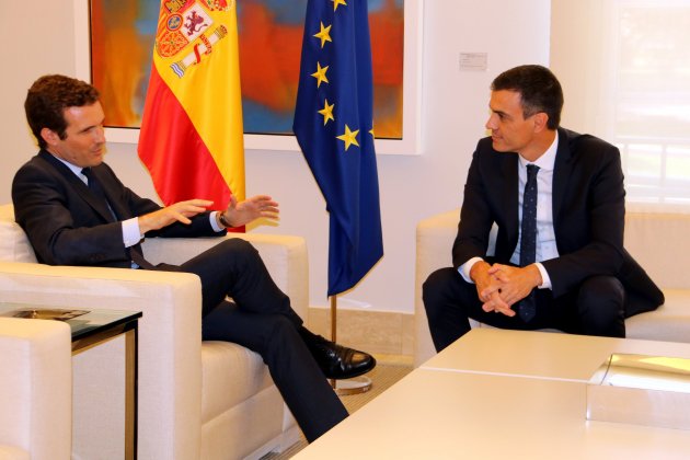 reunio sanchez casado moncloa ACN reunio sanchez casado moncloa ACN