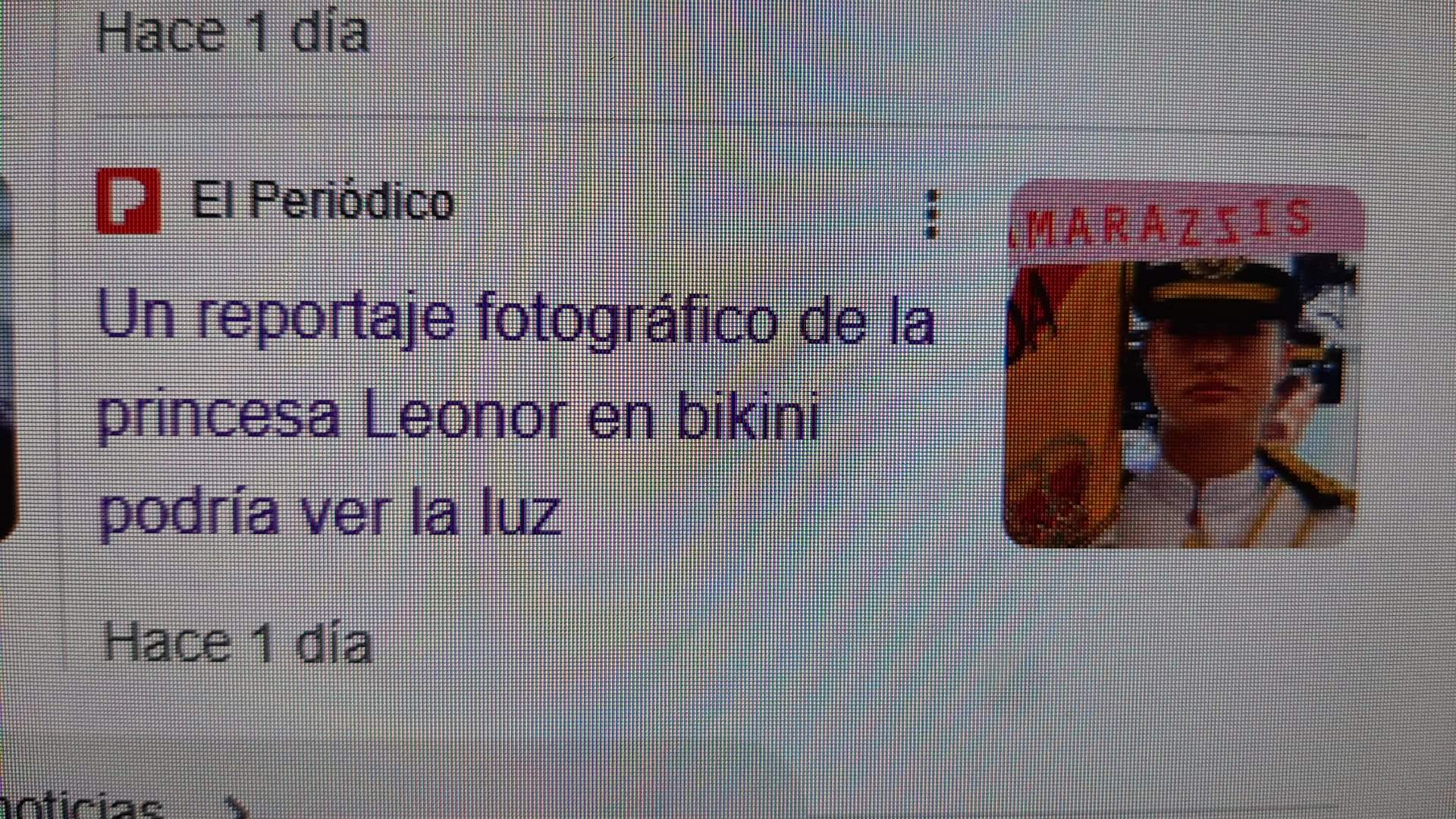 Exclusiva eliminada d'Elionor en biquini a El Periódico, Google Exclusiva eliminada d'Elionor en biquini a El Periódico, Google