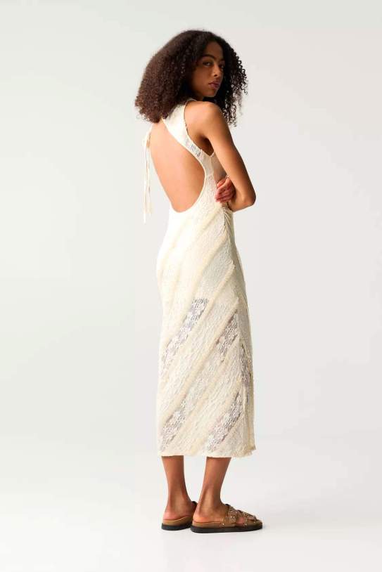 Vestido midi encaje Vestido midi encaje