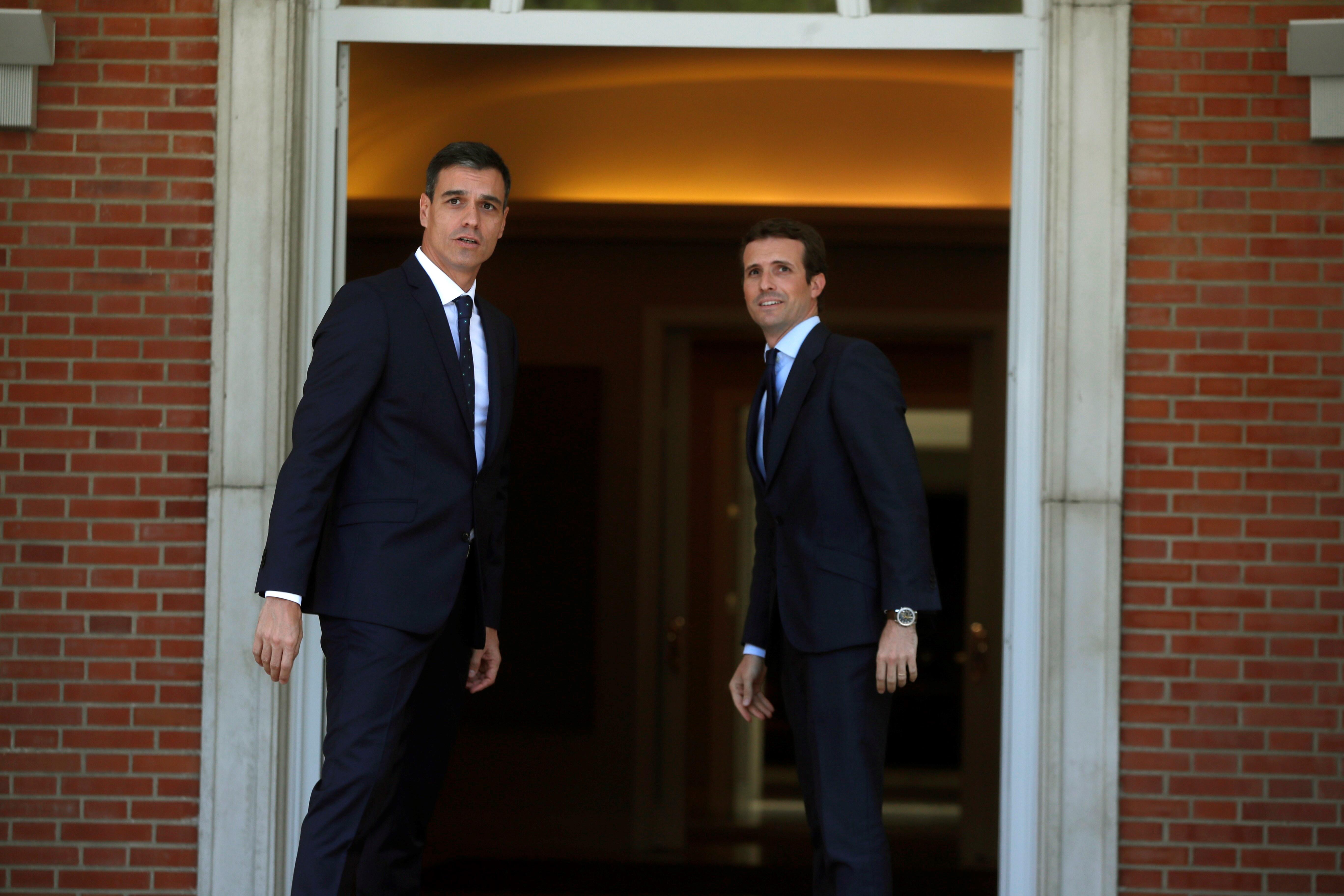 Casado marca a Sánchez les línies vermelles amb l'independentisme