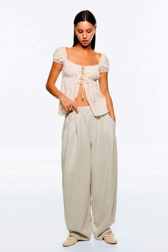 Pantalón felpa maxi volumen1 Pantalón felpa maxi volumen1