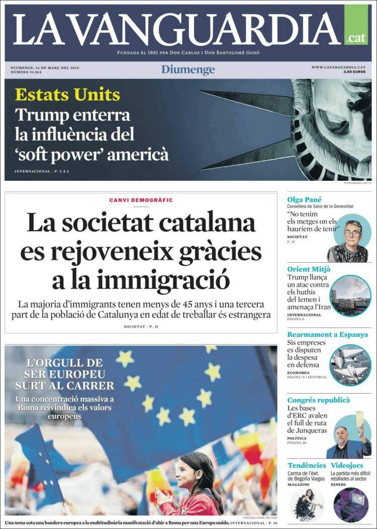 'La Vanguardia' 16 'La Vanguardia' 16