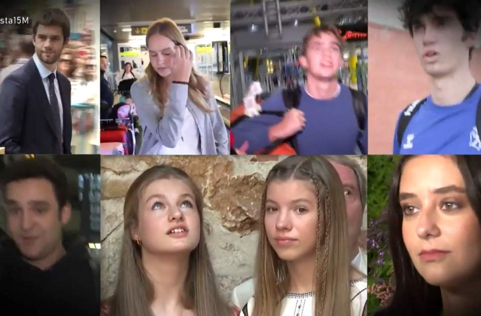 Los ocho nietos de Juan Carlos, juntos, Telecinco Los ocho nietos de Juan Carlos, juntos, Telecinco