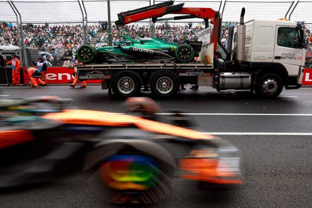 Alonso Aston Martin accident Europa Press Alonso Aston Martin accident Europa Press