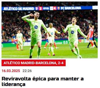A Bola Barça Atlético de Madrid 17 03 2025 A Bola Barça Atlético de Madrid 17 03 2025