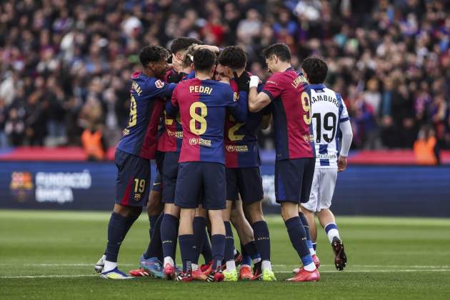 Barça celebración gol / Foto: Europa Press Barça celebración gol / Foto: Europa Press