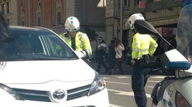 esperanza aguirre moto policia